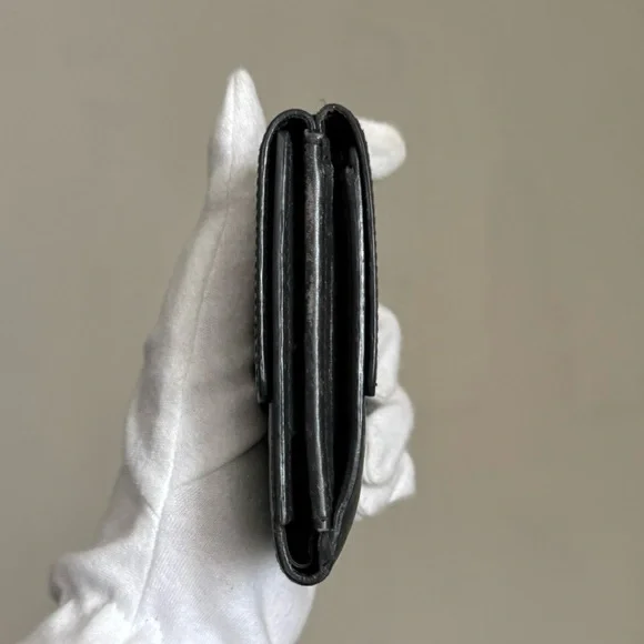 Louis Vuitton Matte Dark Gray Monogram Compact Wallet - Picture 9 of 15